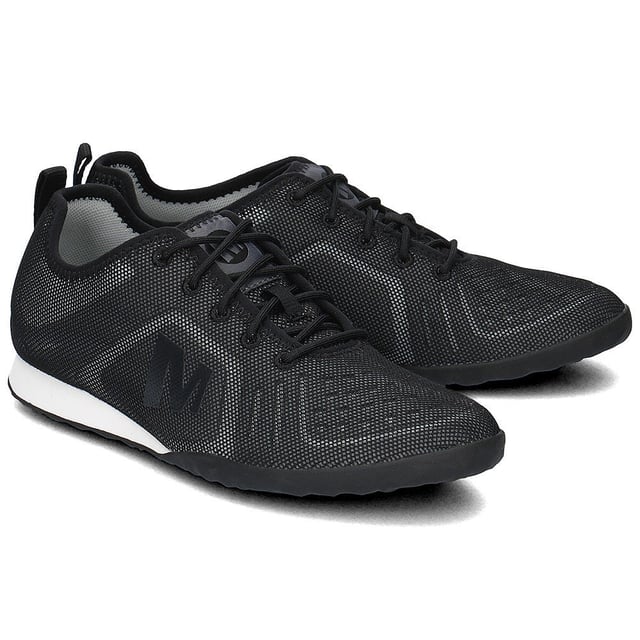 Merrell Civet Lace  Lace-Up Black Synthetic Womens Trainers J03842