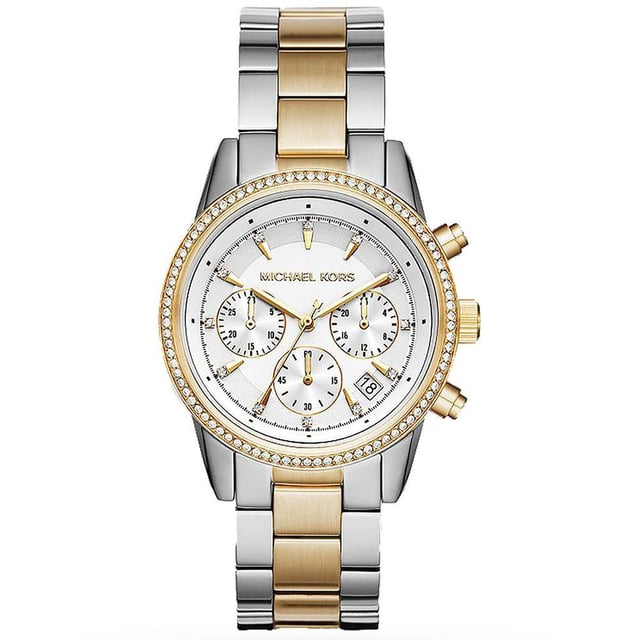 Yoox Michael Kors Uhr Silber Steine Goldene Michael Kors Uhr Damen