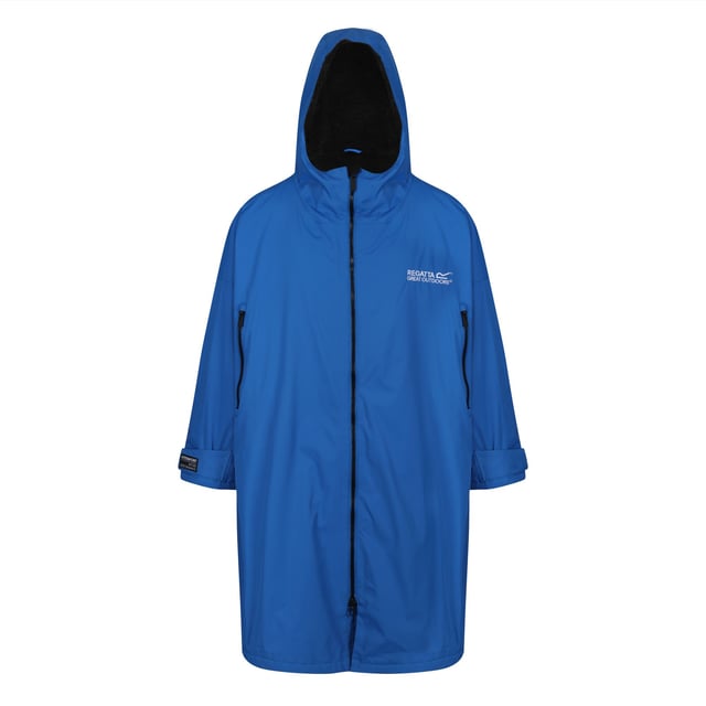 Material: 100% Polyester. Lining: Borg, Fleece. Fabric: Hydrafort 5000. Design: Back Print, Logo, Text. Fabric Technology: DWR Finish, Waterproof, Weather Resistant, Windproof. Cuff: Adjustable, Touch Fastening Tab. Neckline: Hooded. Sleeve-Type: Long-Sleeved. Taped Seams. Hood Features: Grown On Hood. Pockets: Inner, 2 Side Pockets, Zip. Fastening: Full Zip.