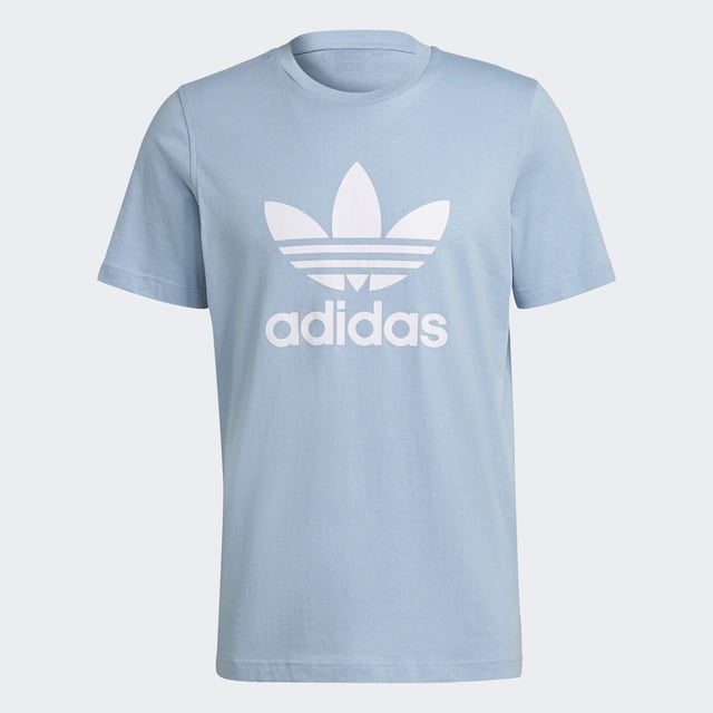 The Trefoil logo is steeped in sport and style history. But it's about more than that. It represents a fearless energy and a clan of creators striving to be their best at every step. Slip into the comfort of this adidas t-shirt and show it off. By buying cotton products from adidas, you're supporting more sustainable cotton farming.  - This model is 188 cm and wears a size M. Their chest measures 95 cm and the waist 81 cm. - Regular fit - Ribbed crewneck - 100% cotton single jersey - Better Cotton Initiative  Shipped by adidas