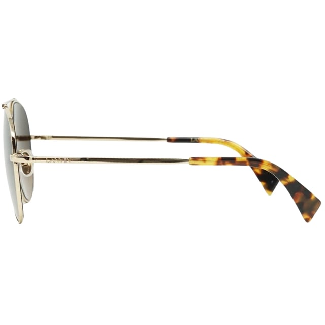 Experience luxury and sophistication with the Lanvin LNV113S 740 Sunglass. Crafted from the finest materials, these sleek sunglasses feature 100% UVA/UVB protection and refined metallic accents. Admire the sophisticated Lanvin style with these timeless sunglasses., Gold Sunglass, Nose Bridge Width = 13mm, Lens Width = 61mm, Arm Length = 145mm, Branded Sunglasses Case and Cleaning Cloth Included, 100% Protection Against UVA &amp; UVB Sunlight and Conform to British Standard EN 1836:2005, Sunglasses, Sunglasses Case, Cleaning Cloth and Care Instructions all Included, Gold Sunglass
