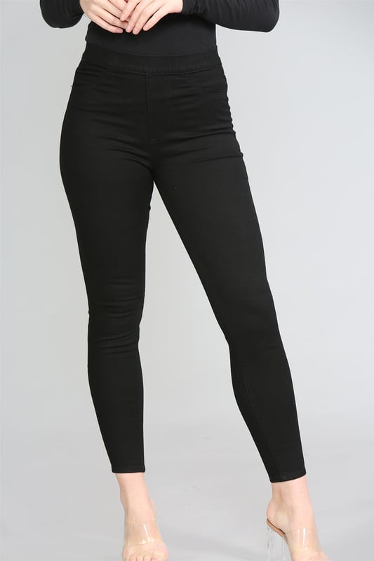 Marks and Spencer Womens High Waisted Jeggings Black
