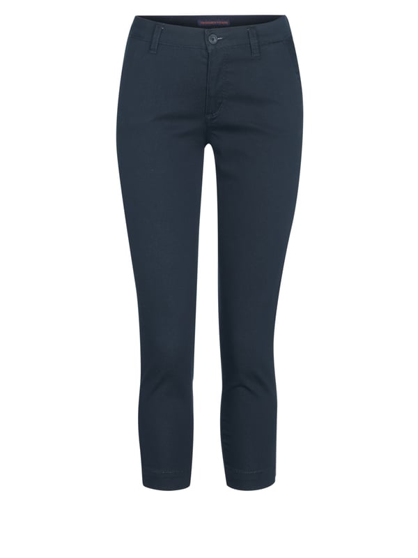 67% katoen, 29% polyester, 4% elastaan; Trussardi-broek; Model: 56P000081T000863A001 U290; Hoogwaardige afwerking; Valt iets smaller op het been; knoop, ritssluiting; Twee zijzakken; Twee achterzakken; Trussardi-logodetails