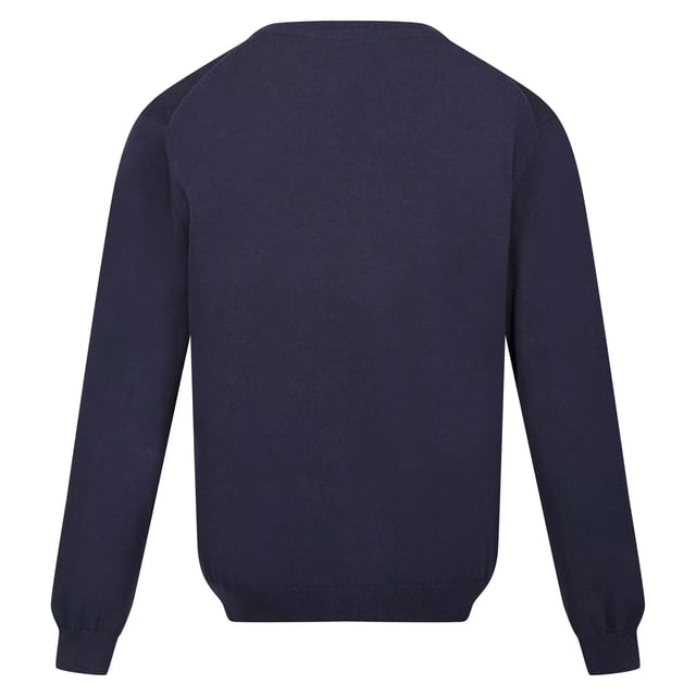 Material: 100% Cotton. Fabric: Jersey, Soft Touch. Design: Knitted. Hem: Ribbed. Neckline: Crew Neck, Ribbed. Sleeve-Type: Long-Sleeved. Cuff: Ribbed. Fastening: Pull Over. Sustainability: Eco Friendly, Sustainable Materials.