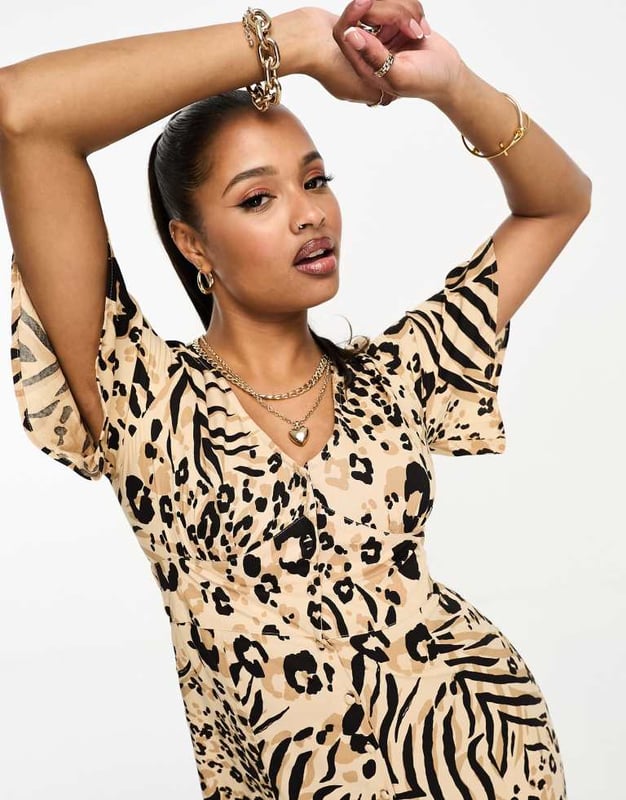 Animal print dress miss selfridge outlet