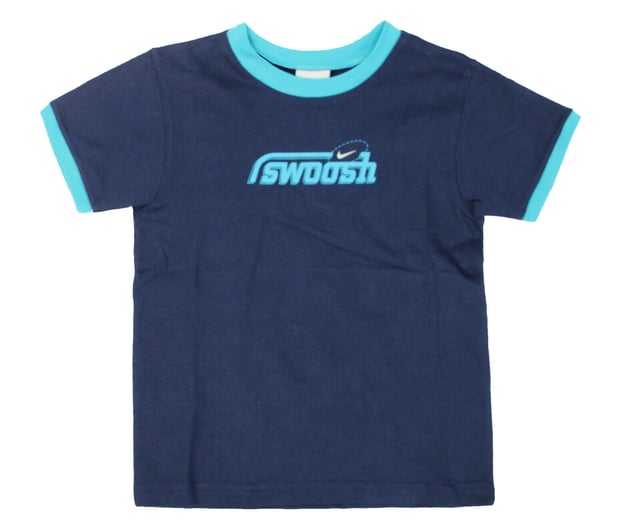 Camiseta vintage Nike Navy "Swoosh" para niño