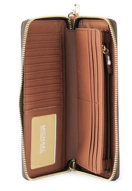 Michael kors women's jet set travel continental wristlet outlet