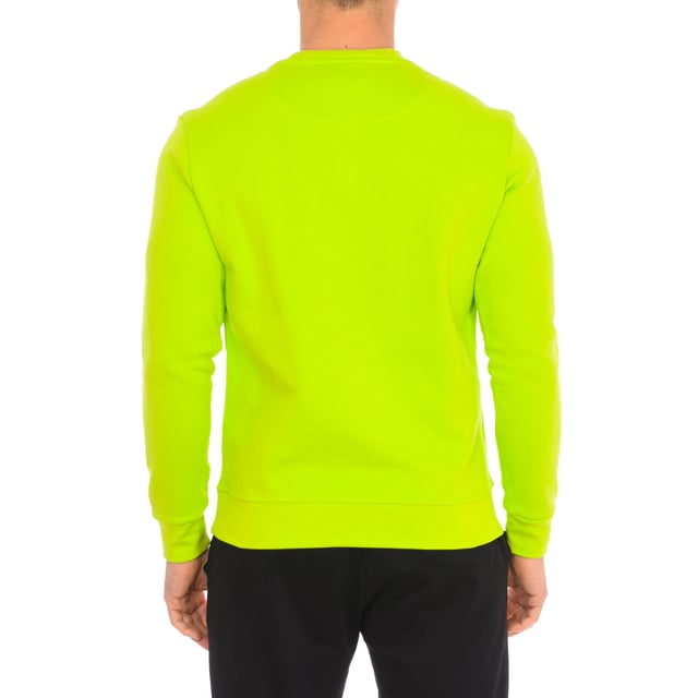 Sweatshirt North Sails.
 Ribbed crew neck.
 Brand print on the front.
 Ribbed cuffs and waistband.
 Seams seen in tone.
 Composition: 60% Viscose, 35% Nylon, 5% Elastane
 Care:
Wash at maximum temperature 30º.
 Iron at medium temperature.
 Do not use bleach.
 Do not use dryer.
 Do not dry clean.