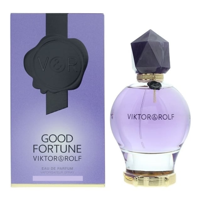 Launched in 2022 the sustainable Good Fortune fragrance from Viktor and Rolf was inspired by the Spiritual Glamour Haute Couture Collection. This fragrance is the incarnation of a new positive lifestyle, spirituality and self-potential bringing you the power to create your own destiny. Magnetic Top Notes the fragrance opens with the secret alchemy of Fennel and Gentiana.  Jasmine  then takes centre stage of the fragrance. This heart note makes the fragrance bloom with velvety and solar notes. Ethically sourced in Madagascar Vanilla, quietly sits at the base.