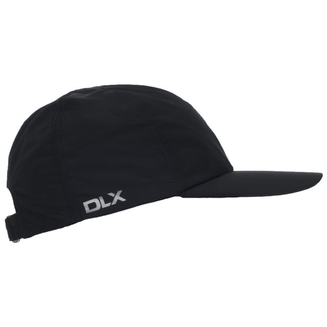 Waterproof 10,000mm & breathable 5000mvp. Unisex performance cap. Moulded peak. Adjustable strap. Shell: 100% Polyamide PU Lamination, Lining: 100% Polyester.