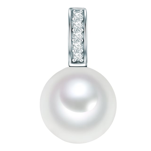 That is why they would envy mermaids themselves: this magnificent supporter from the Pearl Collection of Rafaela Donata combines everything that likes jewelry enthusiasts. The heart of this sweetheart forms the large mussel nuclei pearl from the South Sea with its luster shining from the inside. Their luminosity is reinforced by the sparkling zirconia stones in the rod-shaped suspension and the mirror gloss of the fine sterling silver does the rest. With this pearl pendant you can wear a real highlight on your cleavage and the best thing is that you can easily combine it with a variety of necklaces. A tip: For the great Bicolor look, just try a gilded or rose-gold chain.
