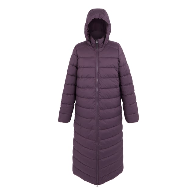 100% Polyester. Fabric: Baffled, Synthetic. Design: Quilted. Fabric Technology: Durable, Insulating, Water Repellent. Badge, Padded. Neckline: Hooded. Sleeve-Type: Long-Sleeved. Cuff: Lycra Ribbed. Hood Features: 3 Piece, Grown On Hood. Length: Longline. Pockets: 2 Side Pockets, 1 Inner Pocket, Concealed Zip. Fastening: Full Zip. Sustainability: Feather-Free, Made from Recycled Materials. 8 UK: 32 in. 10 UK: 34 in. 12 UK: 36 in. 14 UK: 38 in. 20 UK: 45 in. 18 UK: 43 in. 16 UK: 40 in.