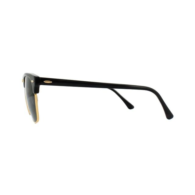 Ray Ban Sunglasses Clubmaster 3016 W0365 Black Green G 15 Small 49mm