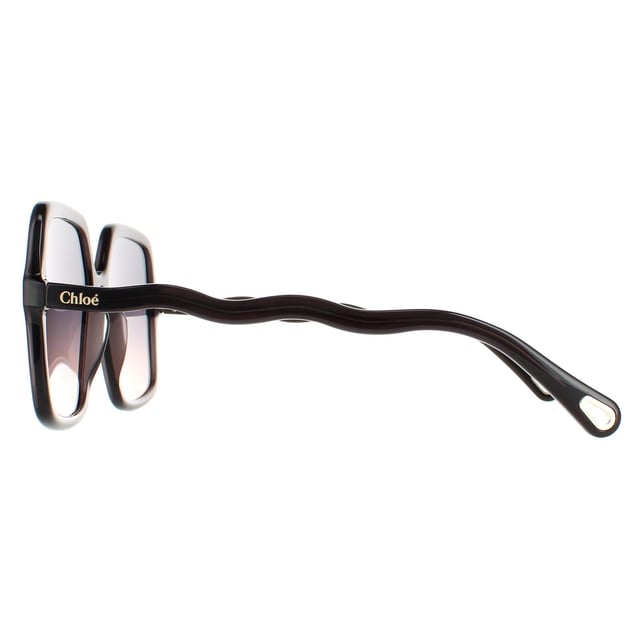 Chloe Square Womens Gray Blue Gradient Ch0086S Las gafas de sol Zelie son un moderno modelo cuadrado fabricado en acetato ligero. El logotipo de Chloe aparece en las patillas onduladas para dar autenticidad a la marca.