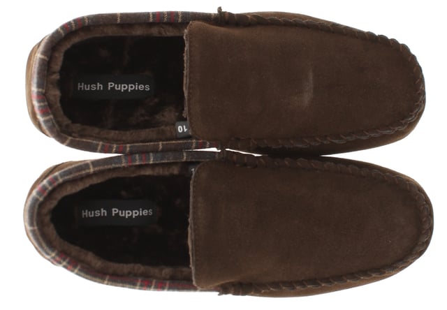 Hush puppies moccasin best sale slippers