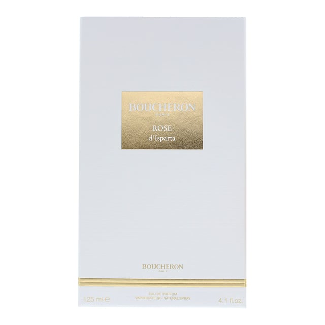 Rose D'isparta is a unisex amber floral fragrance, which was created by Sonia Constant and launched in 2020 by Boucheron. The fragrance contains top notes of Incense, Ambrette and Ginger; heart notes of Turkish Rose, Saffron, Cinnamon, Hawthorn and Freesia; with base notes of Vanilla, Amber, Tonka Bean, Sandalwood and Musk. The notes make for a gorgeous spicy and smoky rose scent, with the amber and incense paying their parts wonderfully as well. A wonderful, rich scent ideal from Autumn to Spring.