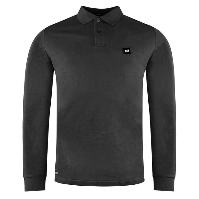 Delincuente de fin de semana de manga larga para hombre con collar de carbón PAMPLONA POLOSHIRT WOSPO518