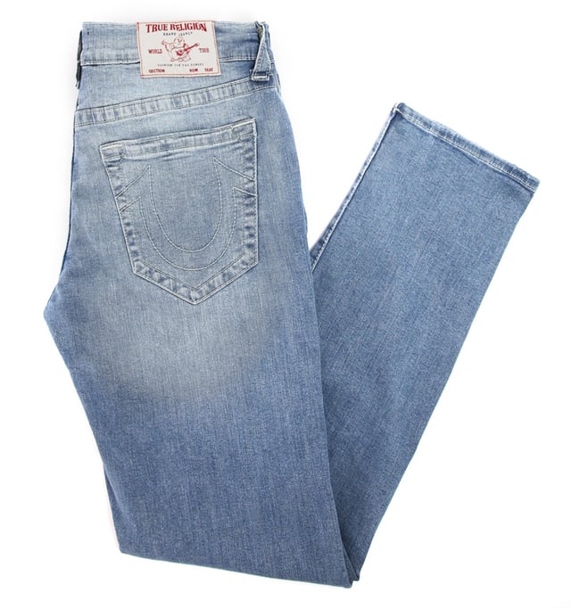 True Religion Geno Relaxed Slim Blue Jeans