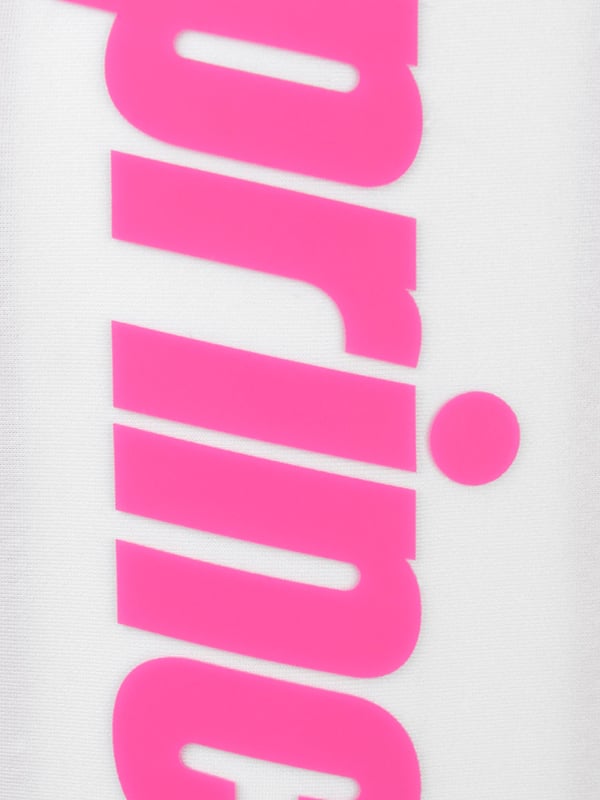 They'll be ready to get their casual yet sporty look on in the Prince Off Court Sprint Shorts. These bottoms are so comfortable and will move with them while they're doing their activities. This timeless look is stylish, comfortable, and will keep them dry in any heat. The pink and white is fashionable and cute for all-day wear. These shorts feature Prince logo on the sides, gel Print logo, and are made of 88% polyester and 12% spandex. Before washing make sure to turn them inside out to protect the lettering and machine wash on a delicate cycle.