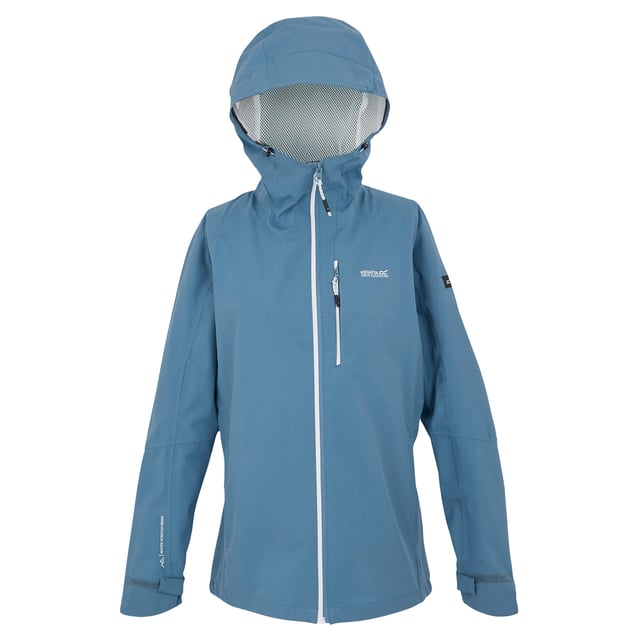 100% Polyester. Lining: Mesh. Fabric: Stretch. Design: Logo, Plain. 165gsm. Fabric Technology: Breathable, Durable Water Repellent Finish, Isotex 15000, Waterproof, Windproof. Cuff: Adjustable. Sleeve-Type: Articulated, Long-Sleeved. Drainage Channel, Front Zip, Inner Zip Guard, Taped Seams, Unrestricted Movement. Neckline: Hooded. Hood Features: Grown On Hood, Technical, Toggle Adjuster. Fit: Tailored. Pockets: 1 Chest Pocket, 2 Side Pockets, 1 Security Pocket, Water Repellent Zip. Fastening: Full Zip. 15000g/m²/24hrs. Waterproof Rating: 15000mm. Hem: Adjustable, Shockcord Hem. Sustainability: Made from Recycled Materials. 6 UK: 30 in. 8 UK: 32 in. 10 UK: 34 in. 12 UK: 36 in. 14 UK: 38 in. 20 UK: 45 in. 18 UK: 43 in. 16 UK: 40 in.