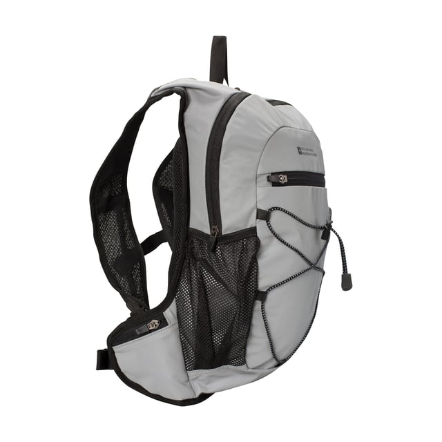 Fabric: Ripstop. Fabric Technology: Breathable, Lightweight, Reflective. Design: Logo. Adjustable Chest Strap, Air Mesh Back, Hydration Bladder Compatible, Padded Hip Belt, Padded Straps, Shoulder Strap, Sternum strap. Compartments: 2 Bottle Holders, Zipped Compartment. Capacity: 6L. Please Note: Hydration Bladder Not Included. Heavy Duty.