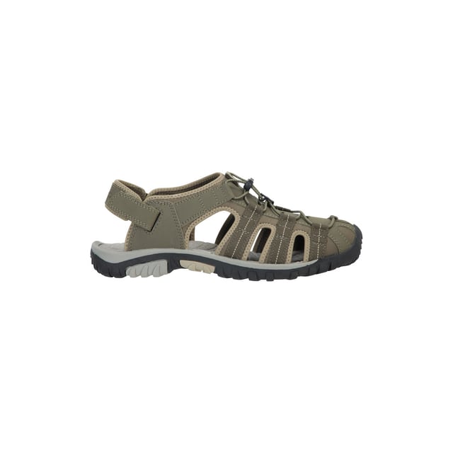 Upper: Neoprene. Lining: Neoprene, Soft. Insole: Cushioned, EVA. Outsole: High Traction. Removable Heel Strap. Flat Heel. Design: Contrast Detail. Toe Style: Round. Fastening: Drawstring, Elastic, Touch Fastening Strap.
