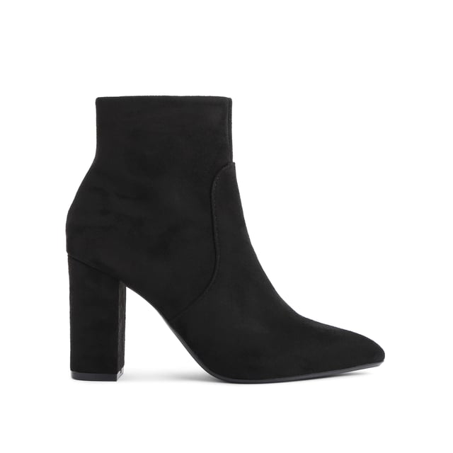 Black microsuede boots store