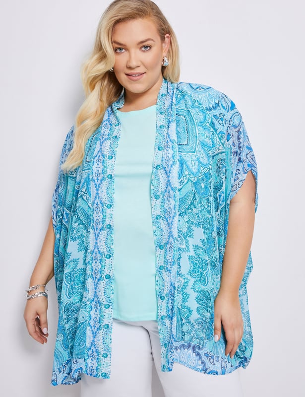 Women's plus size kimono jacket new arrivals