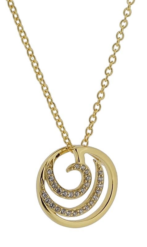 This Orphelia Chain with Pendant in Gold is made of the highest quality allergy free 925 Sterling Silver. The Orphelia 'Elaine' Women's 925 Sterling Silver Chain with Pendant - Gold ZH-7084/2 comes delivered in a beautiful gift box and has a two year warranty - the perfect gift to spoil yourself or a loved one.