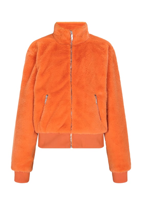 Voor wie op zoek is naar zowel stijl als comfort: deze jas heeft een gezellige, gestructureerde buitenkant die voor een zachte en donzige uitstraling zorgt. Met zijn hoge kraag en centrale ritssluiting aan de voorkant combineert hij functionaliteit met een vleugje verfijning.  Jas