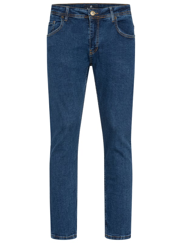 ROCK CREEK Jeans pour Hommes Pantalon à Coutures épaisses RC-2056