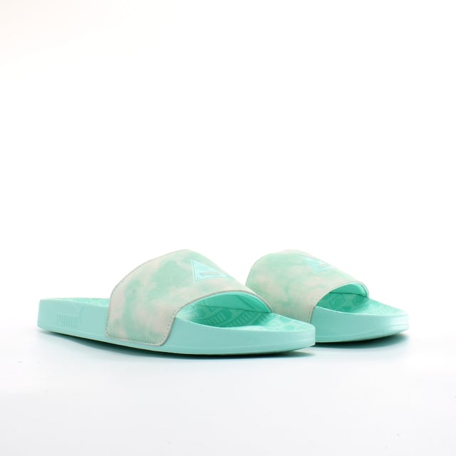 Puma Leadcat Supply Diamond Mens de cuero Sliders Flip Flop Flop 369412 01