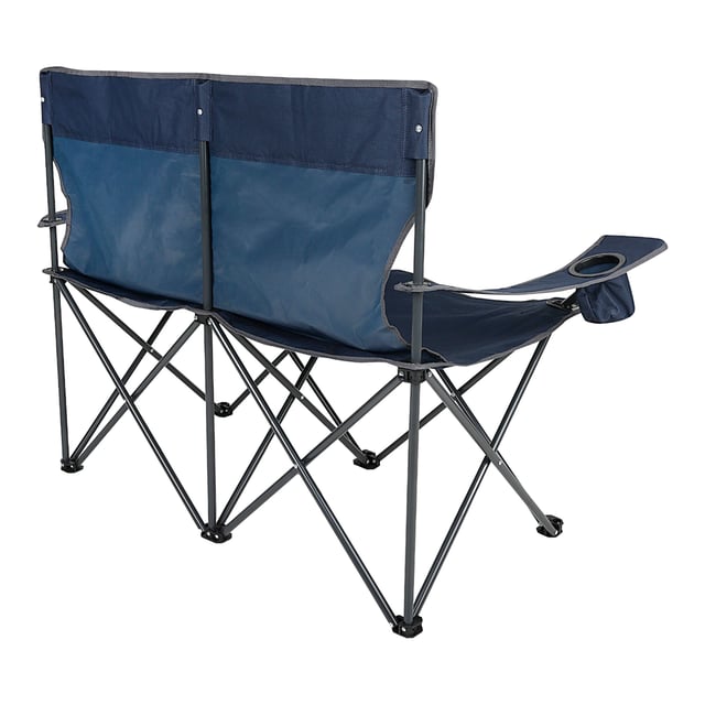 Weight Capacity: 200kg. Contents: 1 Storage Bag. Bottle Holder, Double Seat, Padded Back, Padded Shoulders, Steel Frame. Durable. Design: Logo. Sustainability: Made from Recycled Materials. Filling: Polyester.
