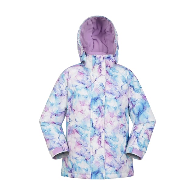 100% Polyester. Design: All-Over Print, Logo, Watercolour. Fabric Technology: DWR Finish, Snowproof. Fleece Lined, Snowskirt. Neckline: Hooded. Sleeve-Type: Long-Sleeved. Cuff: Touch Fastening Tab. Hood Features: Detachable Hood. Pockets: 2 Side Pockets, 1 Sleeve Pocket, Zip. Fastening: Full Zip, Stormflap. 11-12 Years: 30.5 in. 13 Years: 33 in. 3-4 Years: 22.5 in. 5-6 Years: 24 in. 7-8 Years: 26 in. 9-10 Years: 28.5 in. 2-3 Years: 21.5 in.
