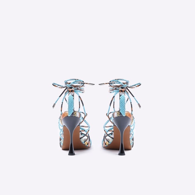 River island outlet blue sandals
