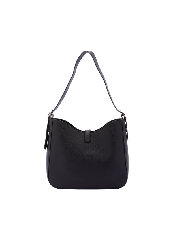Bolso bandolera para mujer. El cierre es con imán. Los bolsillos internos son bolsillos internos con cremallera. Los bolsillos externos están ausentes. Falta la correa para el hombro. El asa es regulable en ecopiel. Hay un compartimento interno. El material exterior es ecopiel. Internamente está forrado en poliéster. Medidas: 24x27x9 cm. Producto de moda