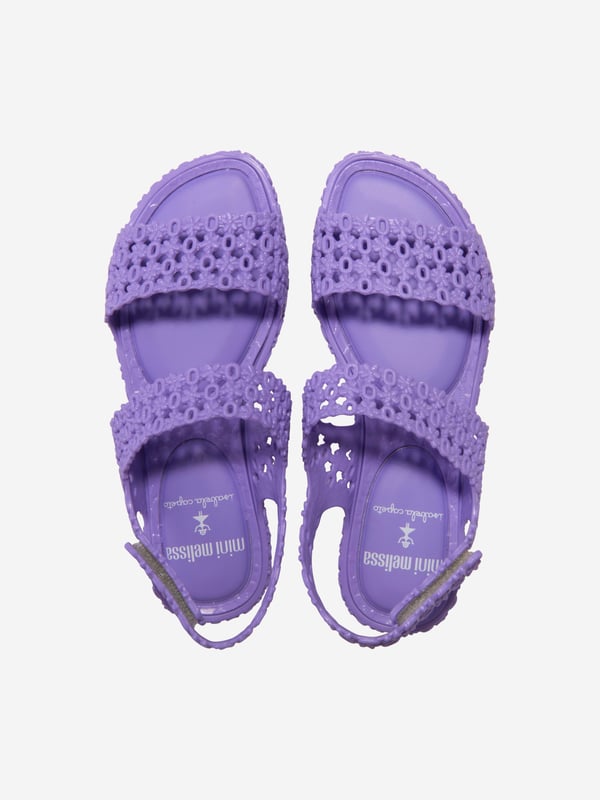 Mini Melissa Girls Isabela Capeto Panc Jelly Sandals