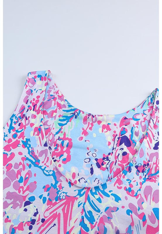 Stunning Abstract Floral Print
  Sleeveless design for warmer weather
  Maxi length adds drama
  Tailored to perfection for a flattering fit
  Made with Quality materials
  Perfect for special occasions
  Available for women
