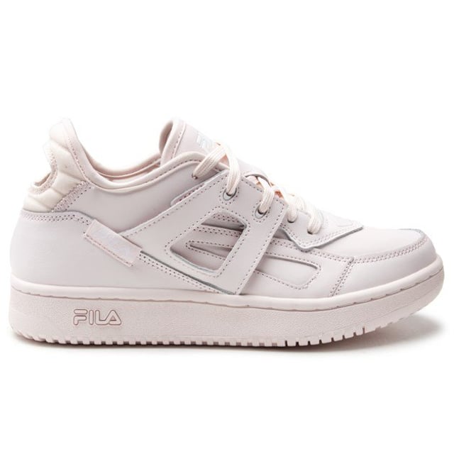 Light pink fila top sneakers