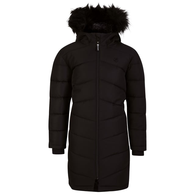 Lining: Cire Finish. Fabric: Iloft Ecofill. Design: Logo, Quilted. Fabric Technology: Ared 10000, Breathable, DWR Finish, Insulating, Waterproof, Weather Resistant. Neckline: Hooded. Inner Sleeve Cuff. Sleeve-Type: Long-Sleeved. Hood Features: Faux Fur Trim, Grown On Hood, Removable Trim. Pockets: 2 Lower Pockets, Zip. Fastening: Full Zip. Sustainability: Made from Recycled Materials. Waistline: Part Elasticated.