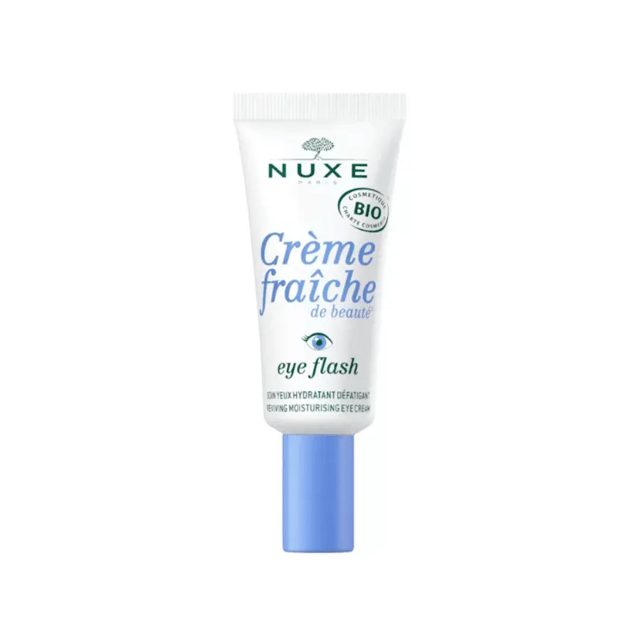 This deeply hydrating cream provides pampering care for the eyes that corrects puffiness and dark circles for a renewed appearance. The eye contour area is improved, producing a revitalised and smoother complexion. Botanical caffeine energises the skin and buckwheat extract provides hydration.