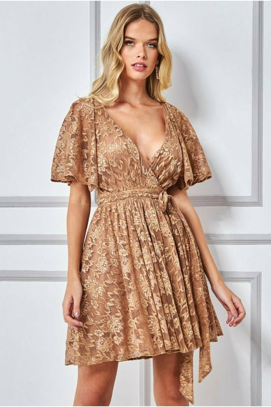 Tan 2025 skater dress