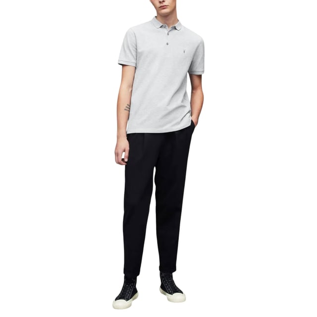 All Saints Men’s Pique SS Polo Shirts
Style Name: Reform
Style Code: M075PB
100% Cotton
Made In India
Slim Fit
3 Button Placket
Ramskull Logo to the Chest
Knitted Rib Collar And Cuffs
Short Sleeve
Casual Wear, Comfort Fabrics
Soft And Breathable
Machine Washable