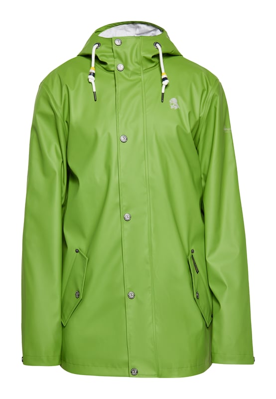 Ontdek de beste regenjas voor jouw outdooravonturen. Dit regular-fit kledingstuk heeft een capuchon met trekkoord, een verborgen ritssluiting en drukknoopsluiting aan de voorkant en klepzakken voor essentiële spullen. Gemaakt van 3000 mm waterdichte stof, met gelaste naden, een opstaande kraag en lange mouwen om je droog te houden. Wij raden dit model aan voor mensen die van wandelen houden, ongeacht de weersomstandigheden.  Regenjas