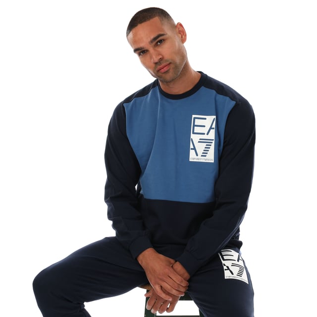Emporio armani block colour sweatshirt deals