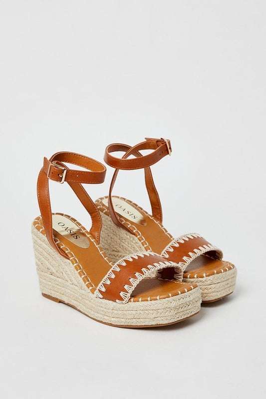 Oasis wedge espadrilles deals