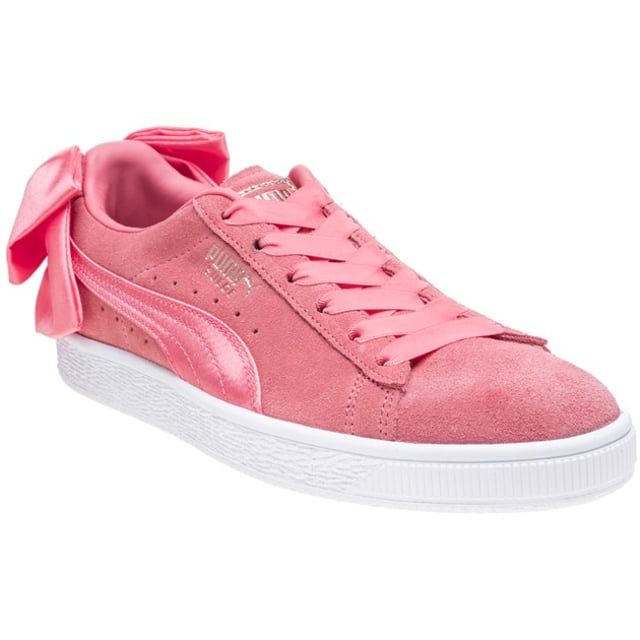 Pink suede top puma trainers