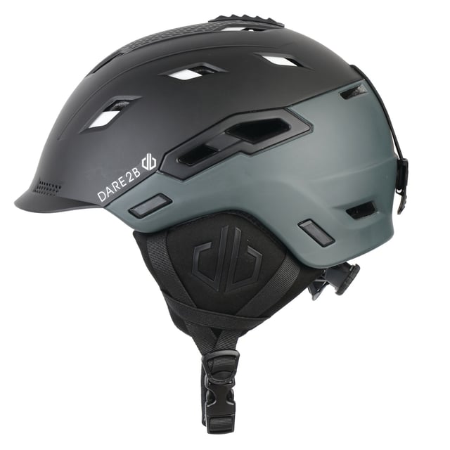 Material: 50% Polycarbonate, 50% Plastics. Hybird polycarbonate & ABS shell construction. Complies to CE EN1077 standards. In-mould, lightweight construction with fused EPS foam lining for excellent impact protection. Low-profile, adjustable air vents for quick and easy temperature regulation. Removable goggle clip for keeping goggles in position whilst on the slope. Size adjustment dial system for easy helmet fitting. S/M: 54-58cm, L/XL: 58-62cm.