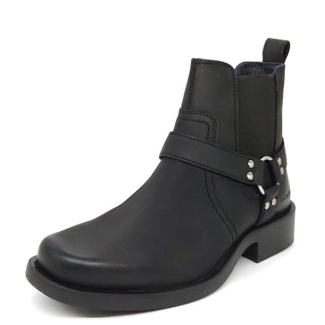 Mens square toe biker boots on sale