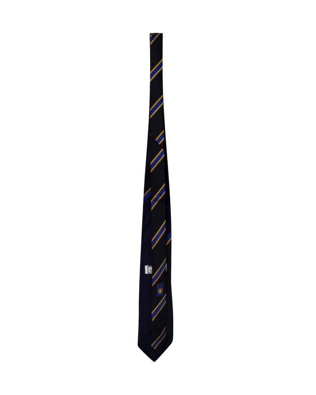VINTAGE, RRP AS NEW
This Gianni Versace is stitched to perfection in a navy blue shade. Made from silk, the creation features the label's iconic stripe detail for a unique appeal. It is sure to add oodles of style to your formal ensemble.



Gianni Versace Printed Tie in Navy Blue Silk
Condition: excellent
Material: Silk
Size: one size
Sign of wear: No
SKU: 196371